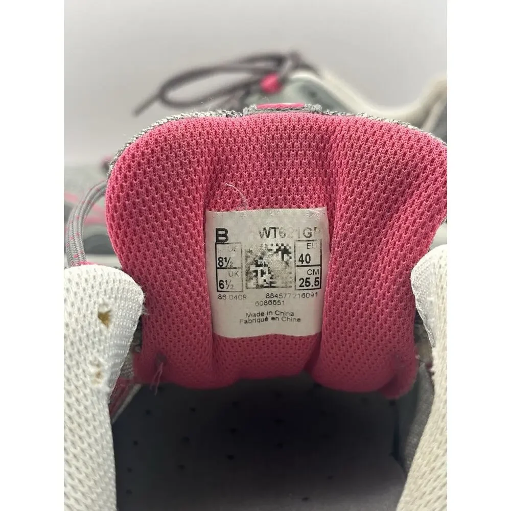 New Balance 621 All Terrain Gray And Pink Running Shoes Women Size 8.5